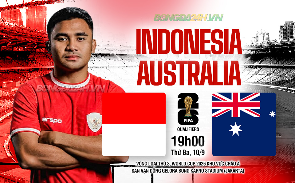 Nhan dinh Indonesia vs Australia